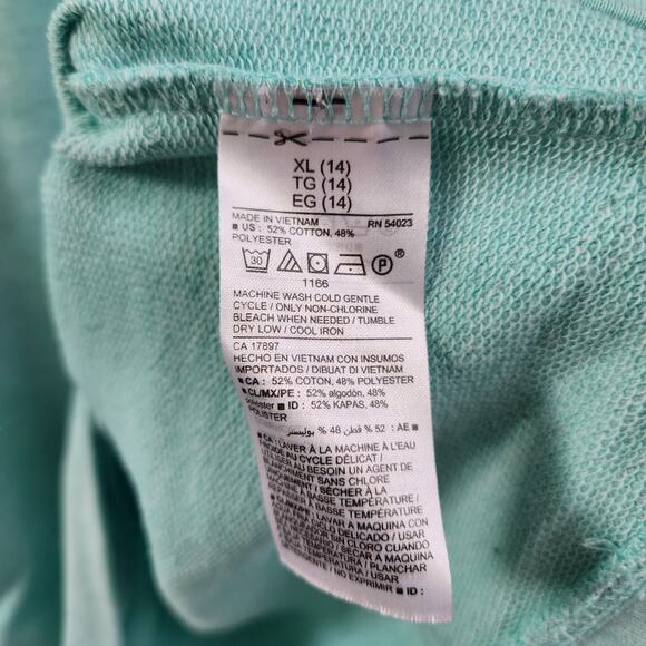 Old Navy Light Blue Green Long Sleeve Crewneck Sweater XL - Picture 5 of 6